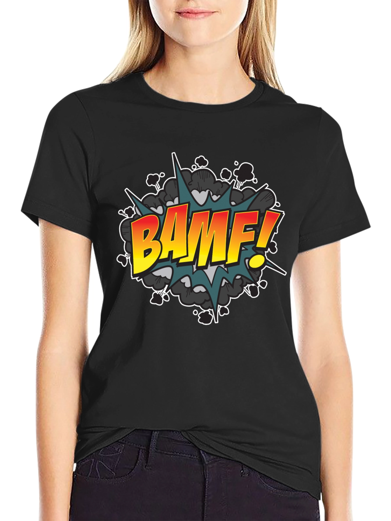 BAMF! Graphic Tee - Comic Book Style