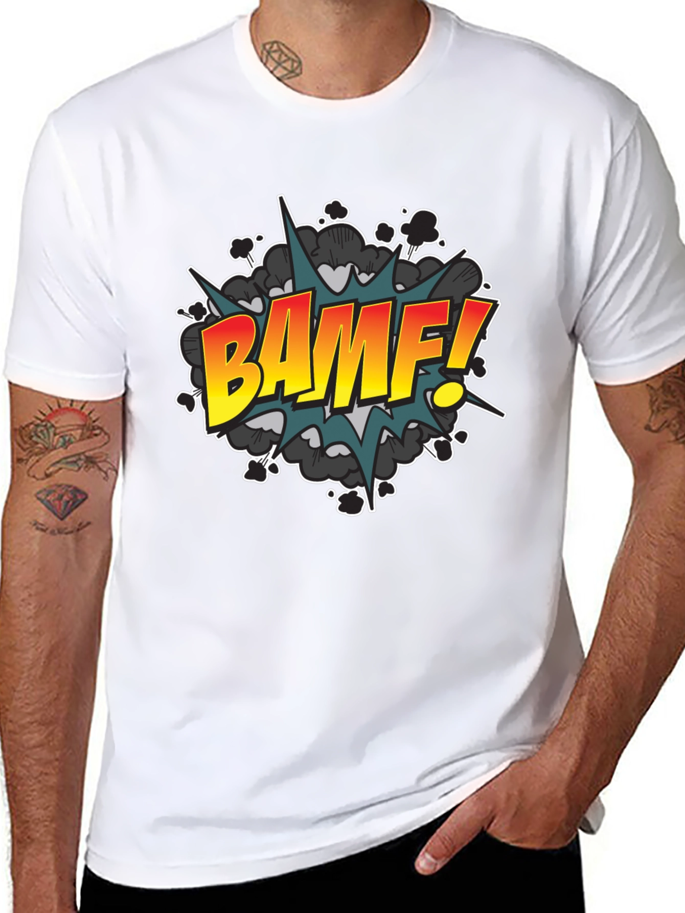 BAMF! Graphic Tee - Comic Book Style