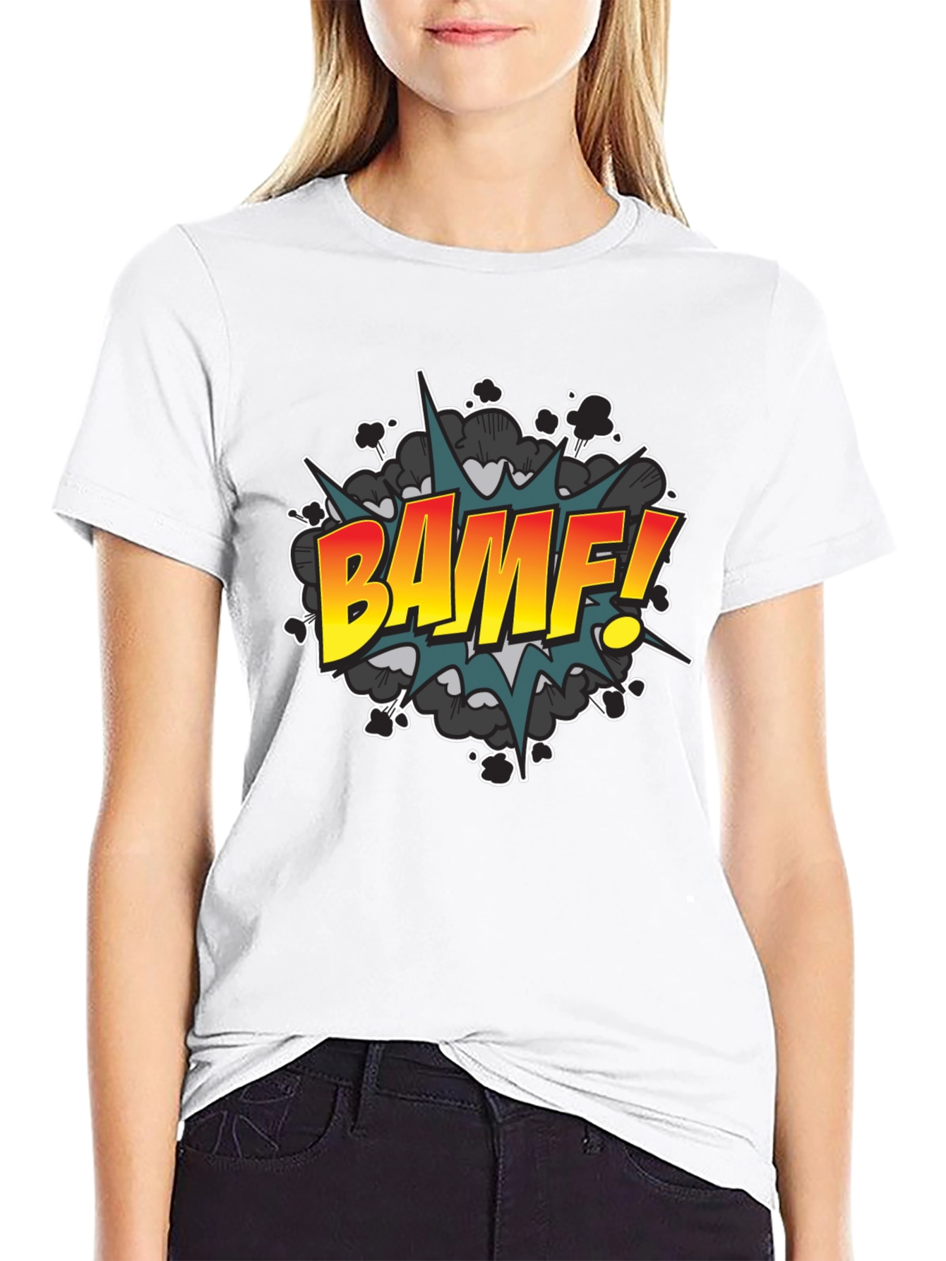 BAMF! Graphic Tee - Comic Book Style