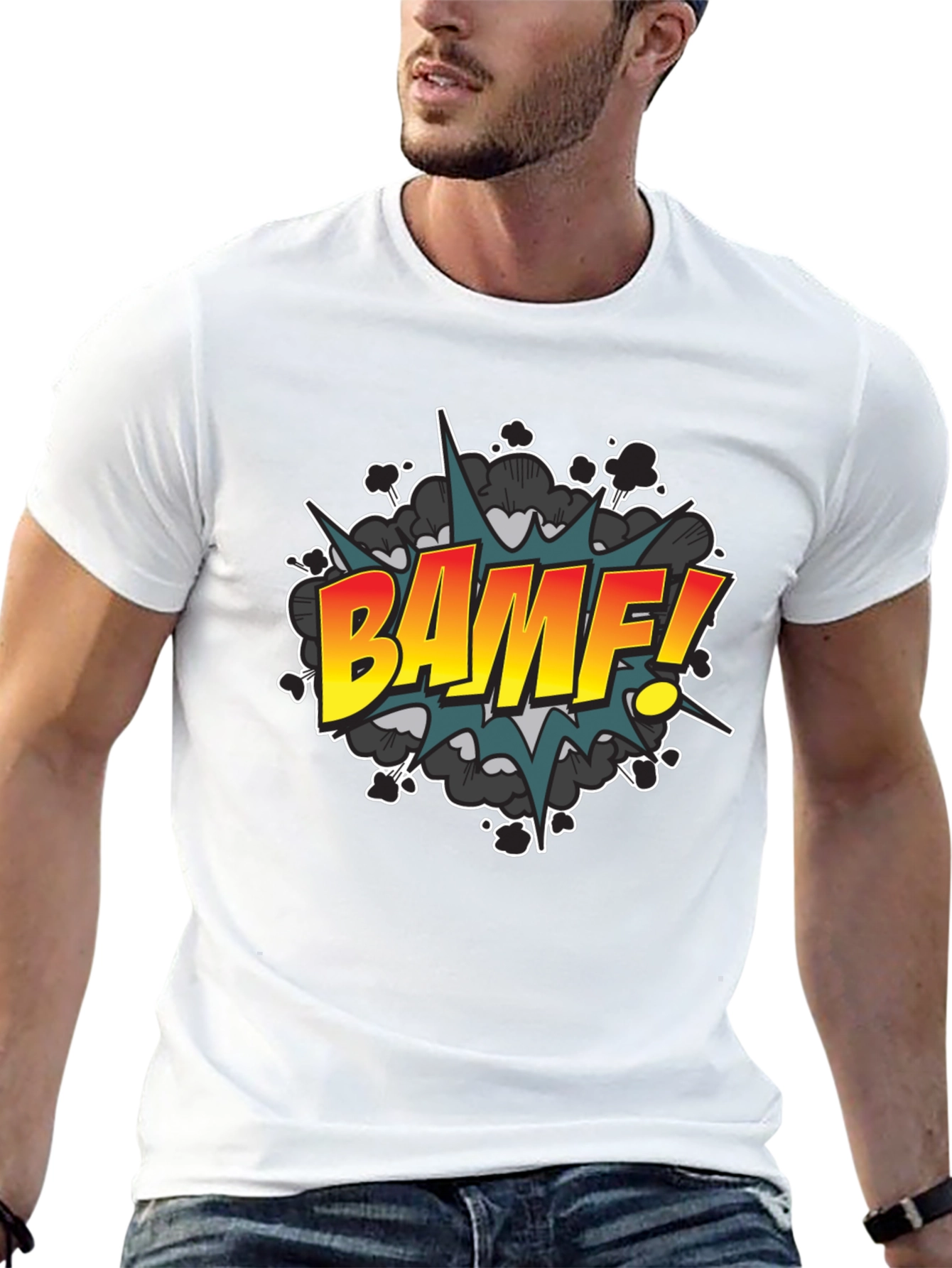 BAMF! Graphic Tee - Comic Book Style