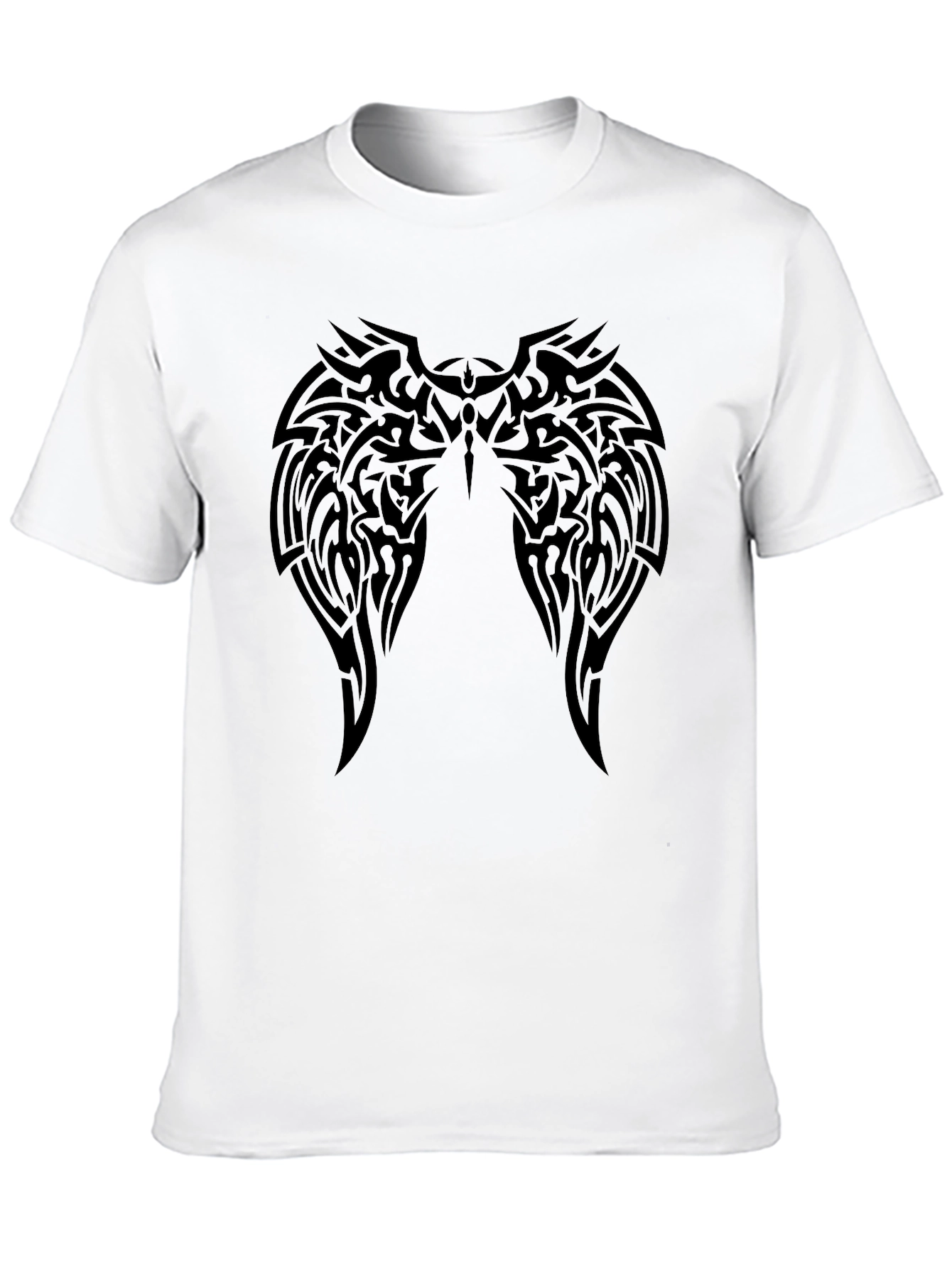 Tribal Wings Black Graphic T-Shirt