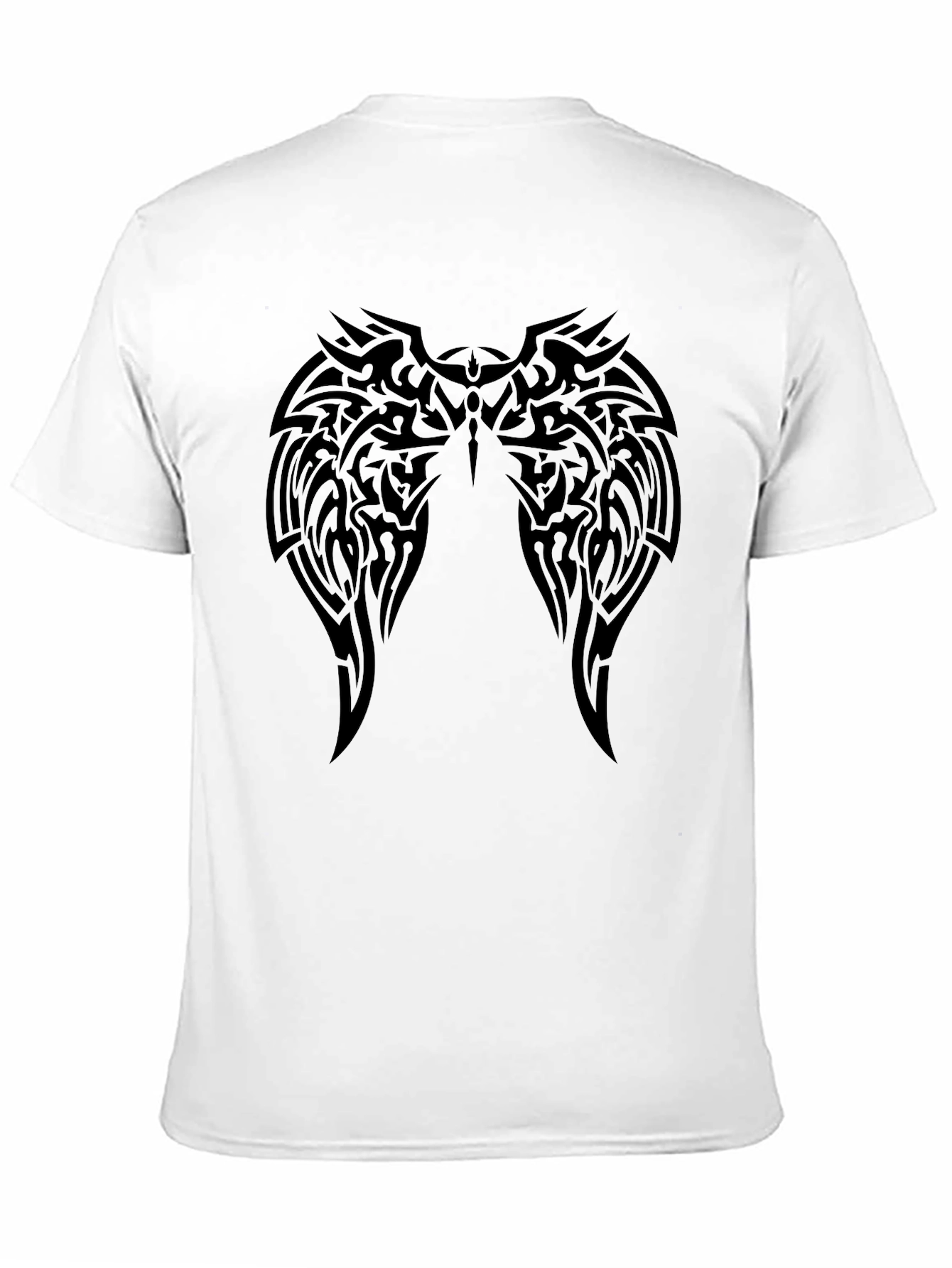Tribal Wings Black Graphic T-Shirt