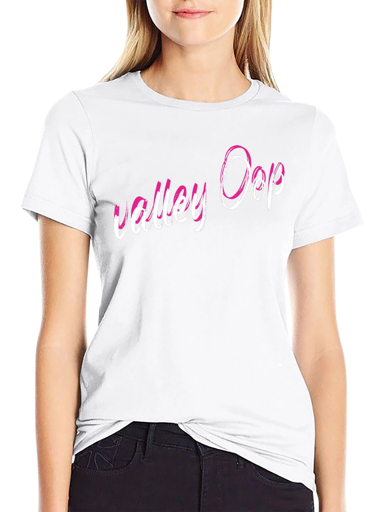 Valley Oop Graphic T-Shirt - Stylish Cotton Tee