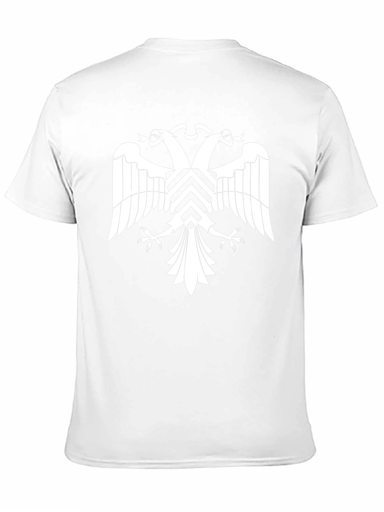 Black T-Shirt with Double Headed Eagle Graphic