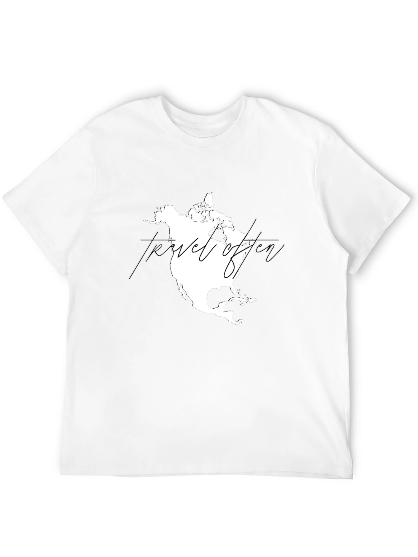 Travel Often Graphic T-Shirt - Black