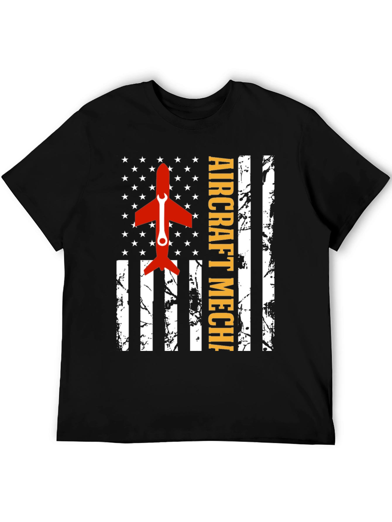 Aircraft Mechanic Flag T-Shirt