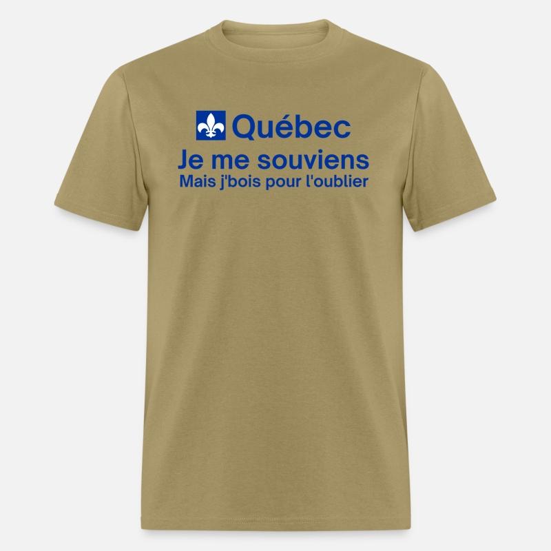 Québec Je me souviens mais je bois pour l'oublier