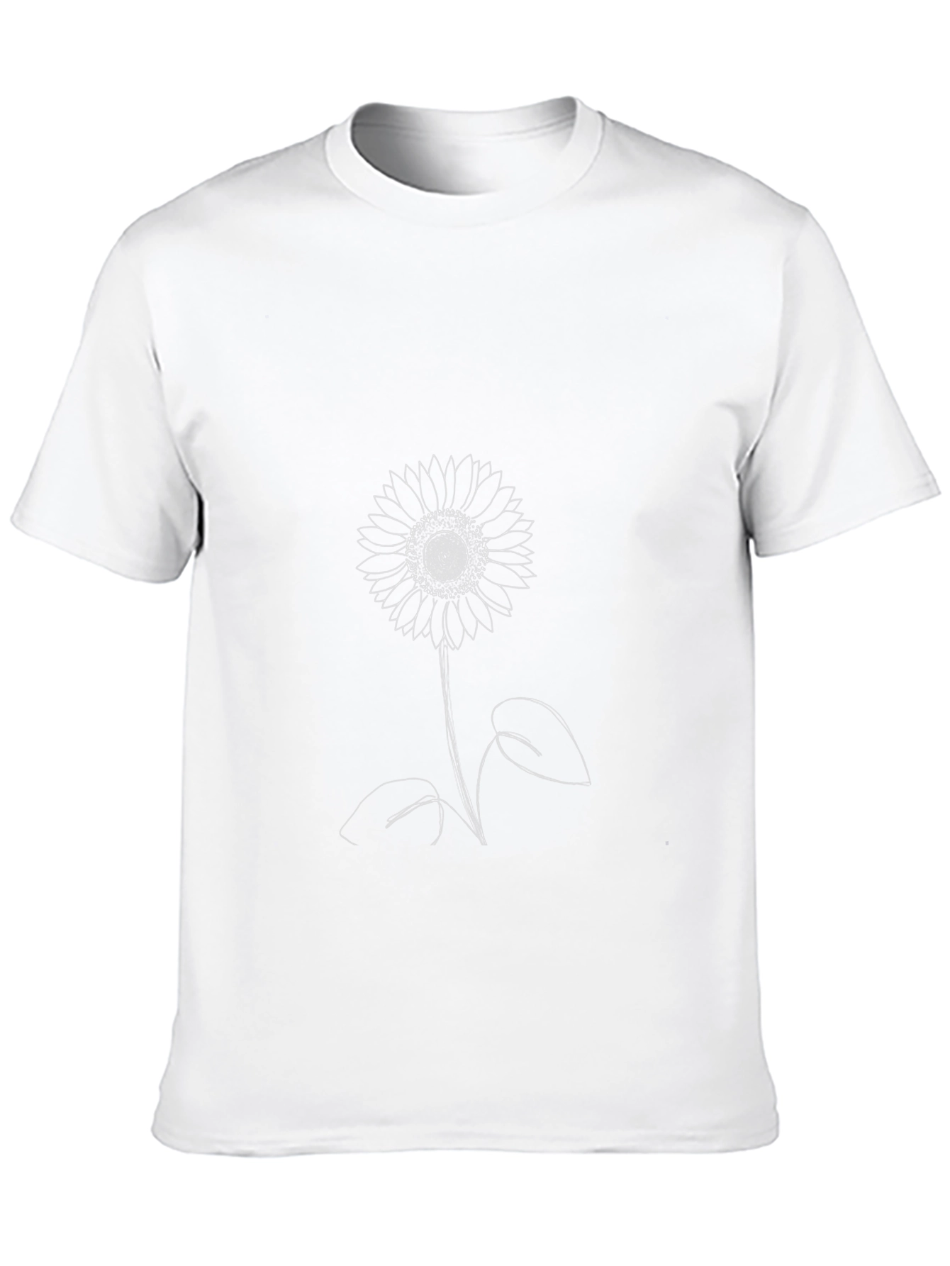 Sunflower Graphic Black T-Shirt