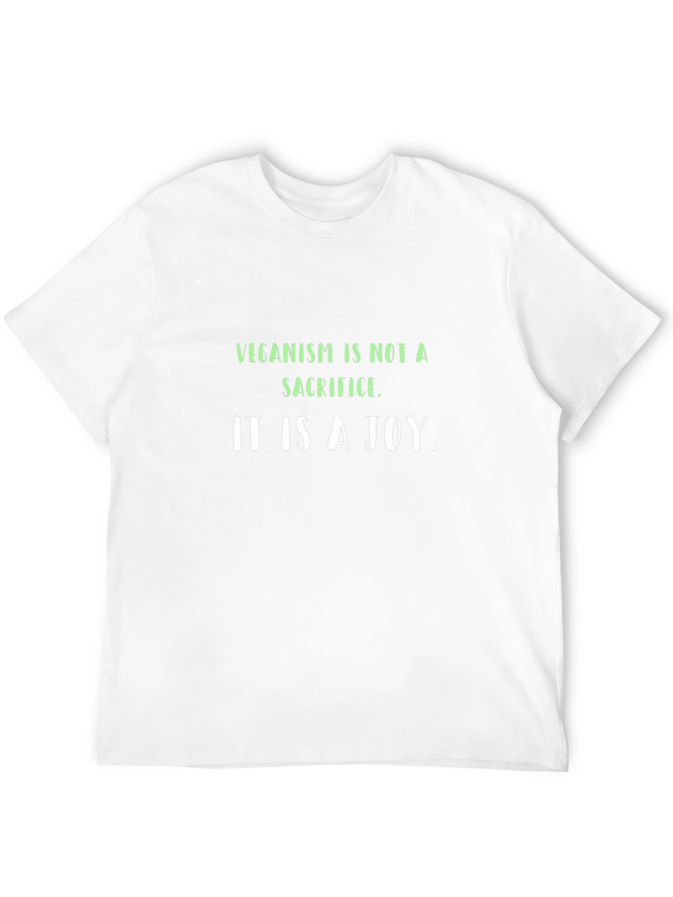 Veganism is Joy Black T-Shirt