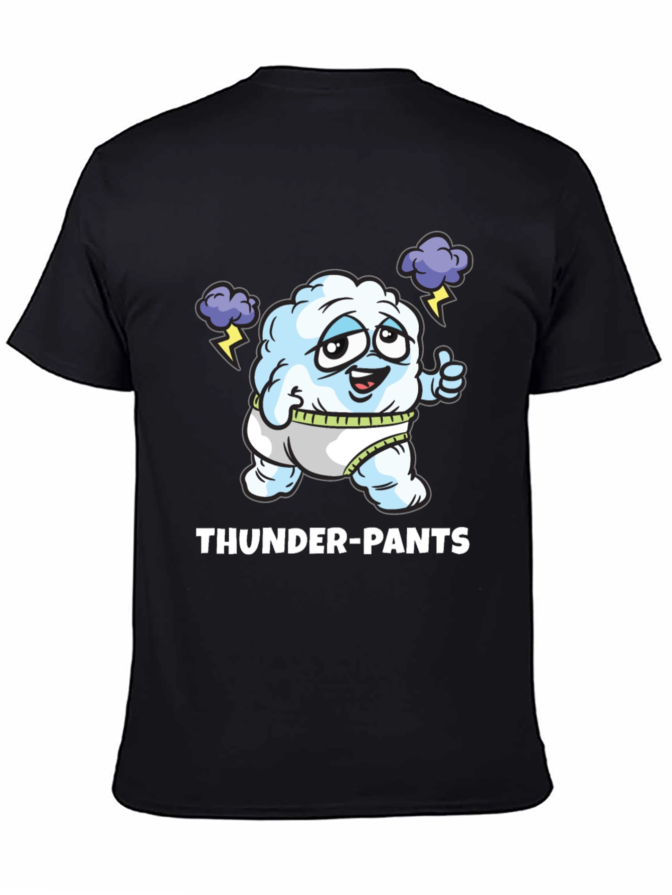 Thunder Pants Funny Graphic T-Shirt
