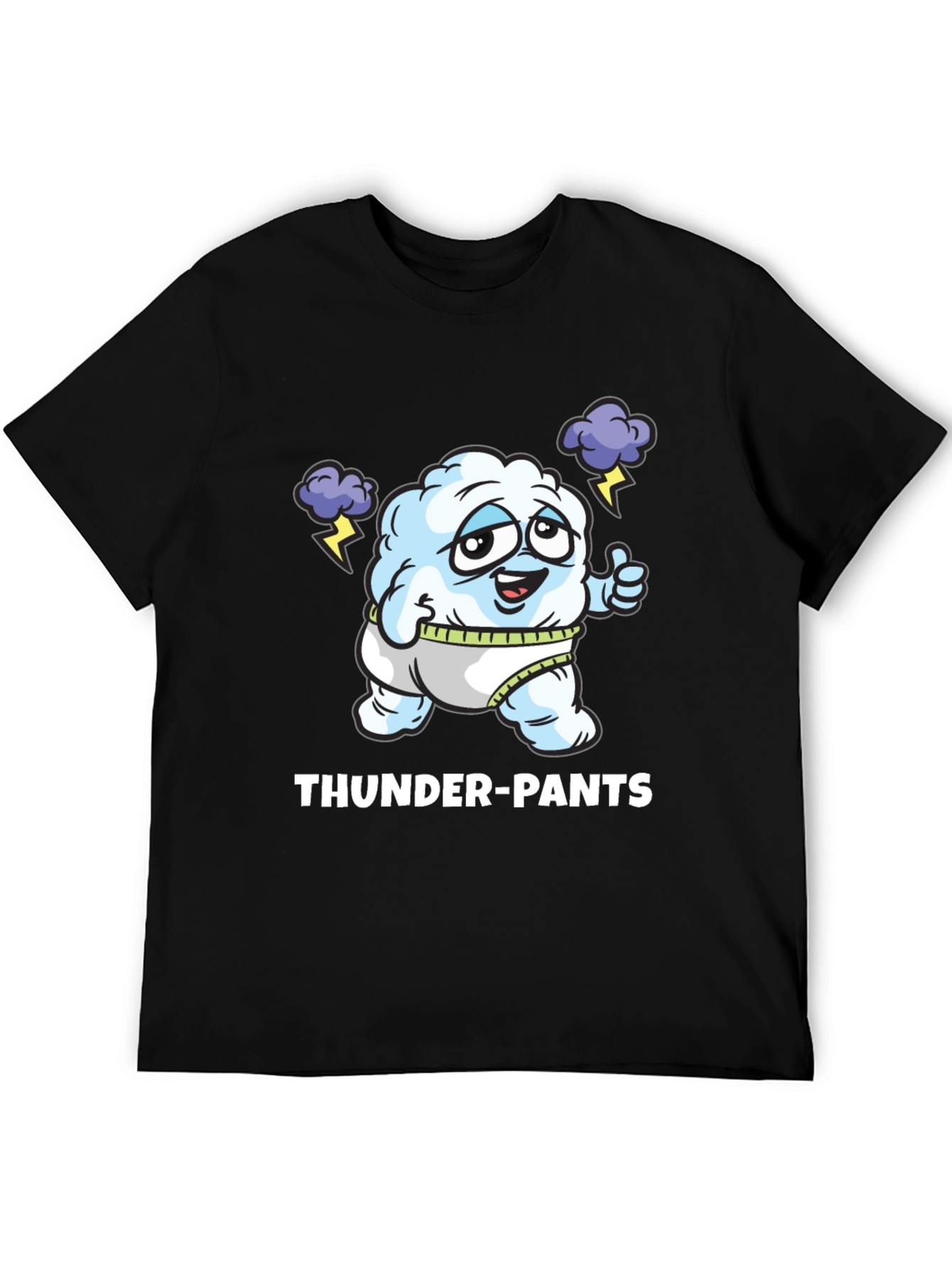 Thunder Pants Funny Graphic T-Shirt
