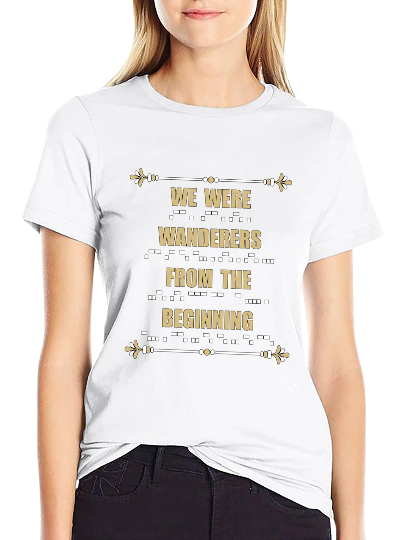 Wanderers Graphic Tee - Stylish Morse Code Design