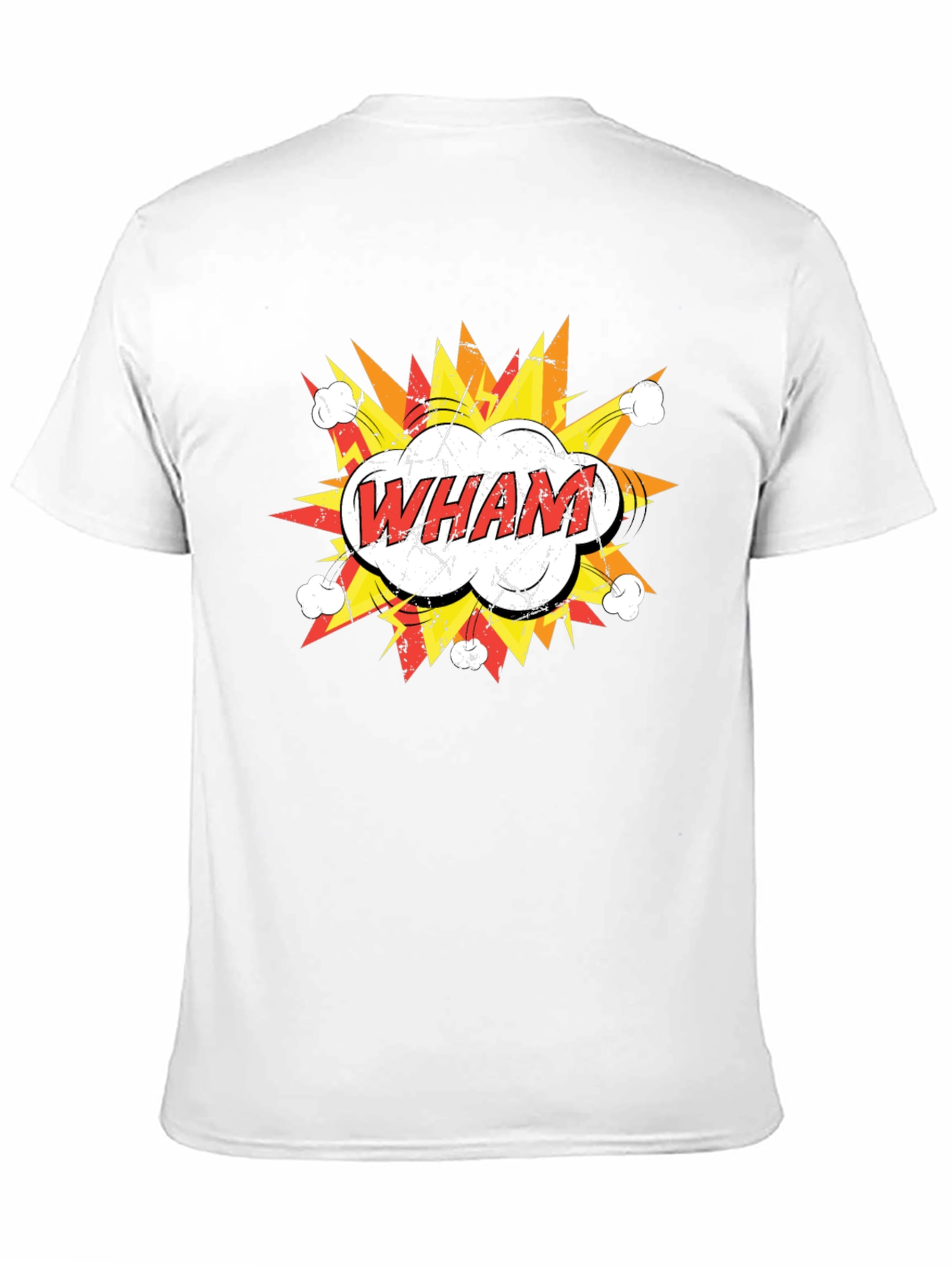 Wham! Graphic Print Black T-Shirt