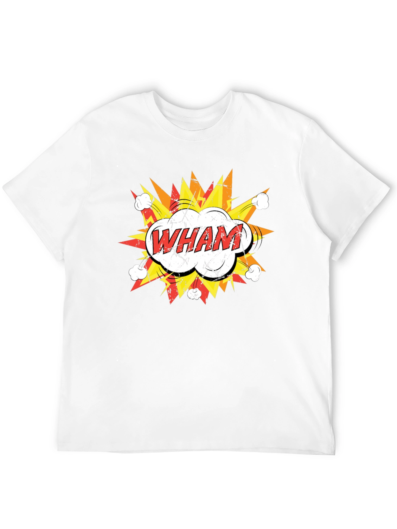Wham! Graphic Print Black T-Shirt
