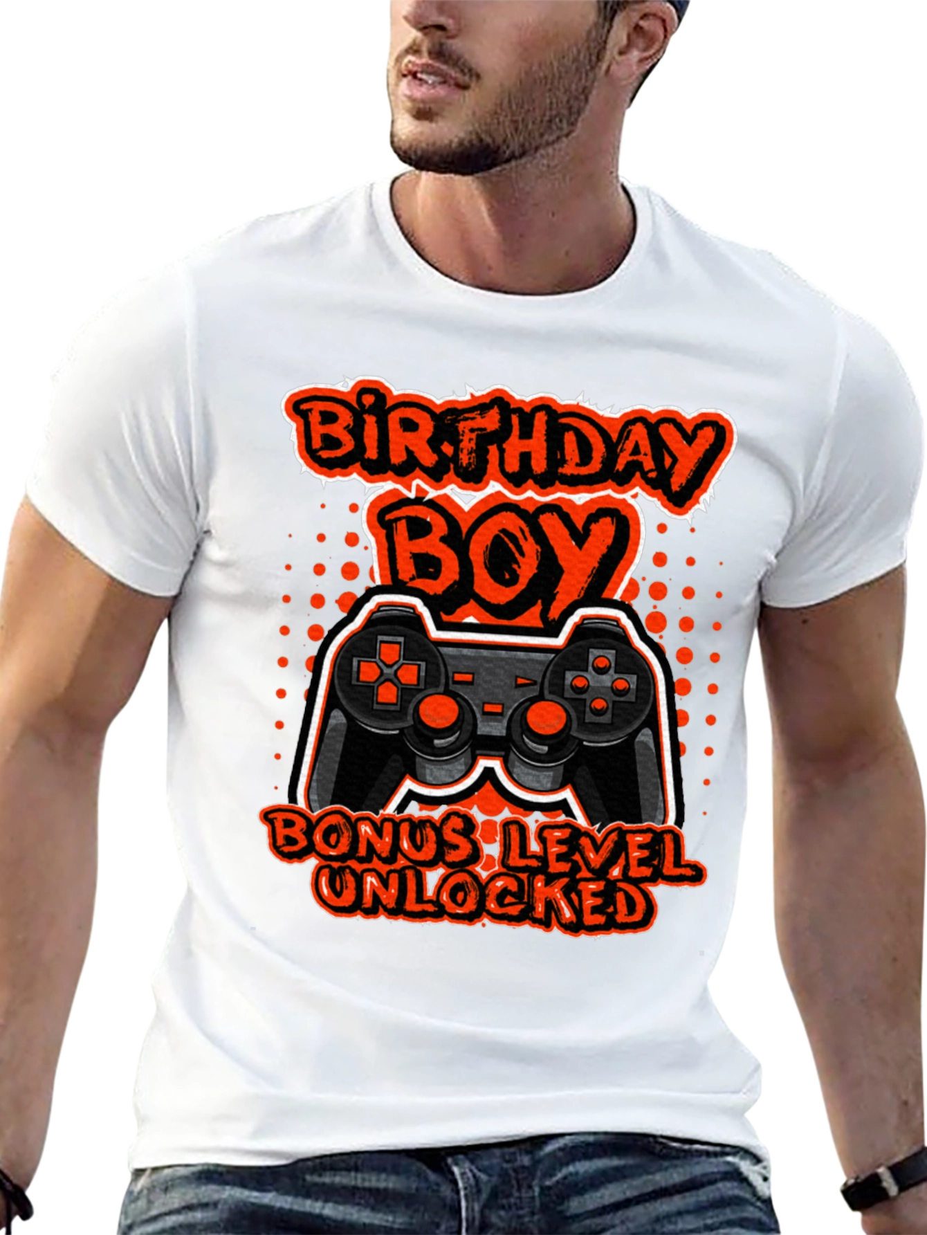 Birthday Boy Bonus Level Unlocked Gamer T-Shirt