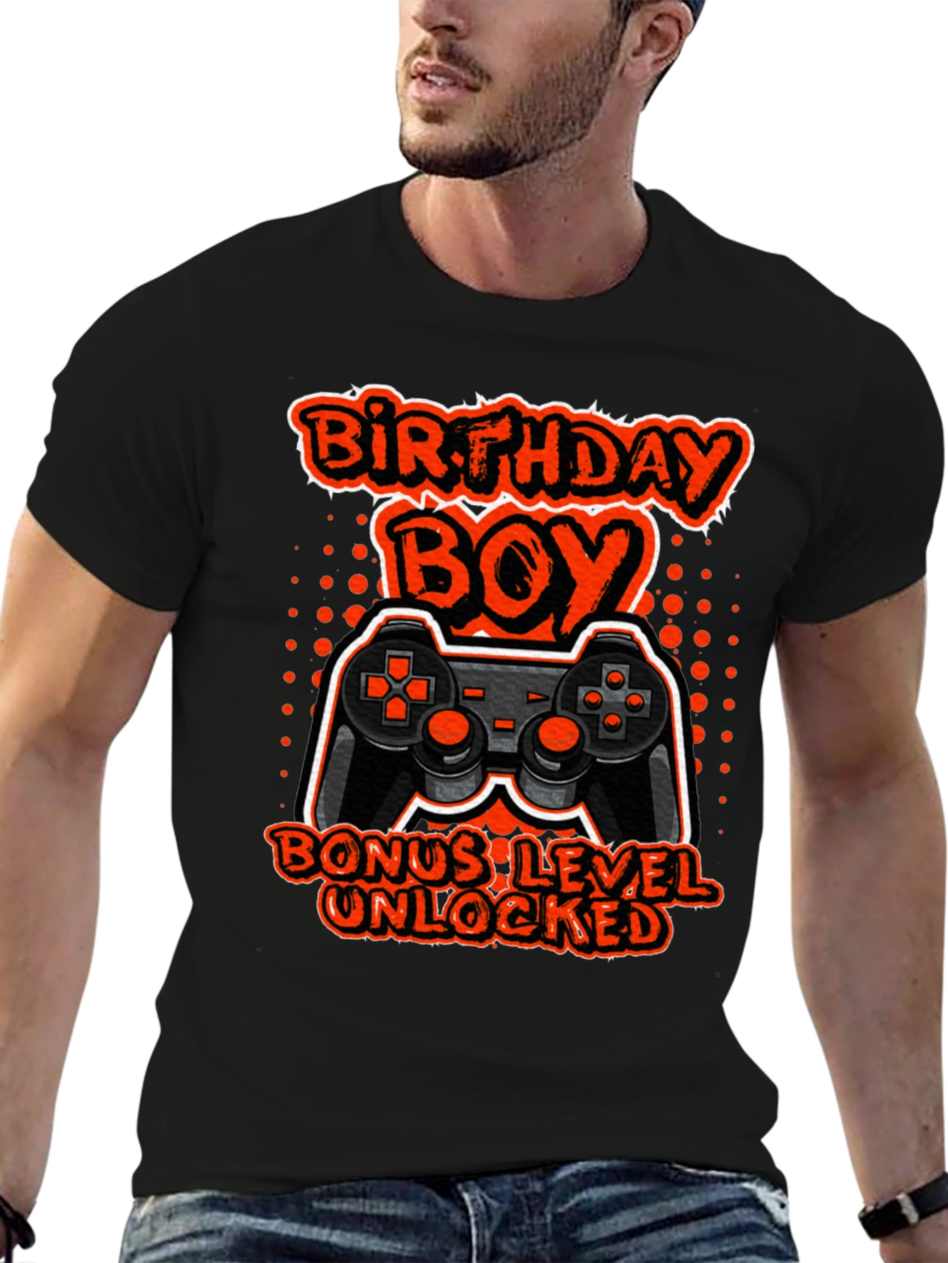Birthday Boy Bonus Level Unlocked Gamer T-Shirt