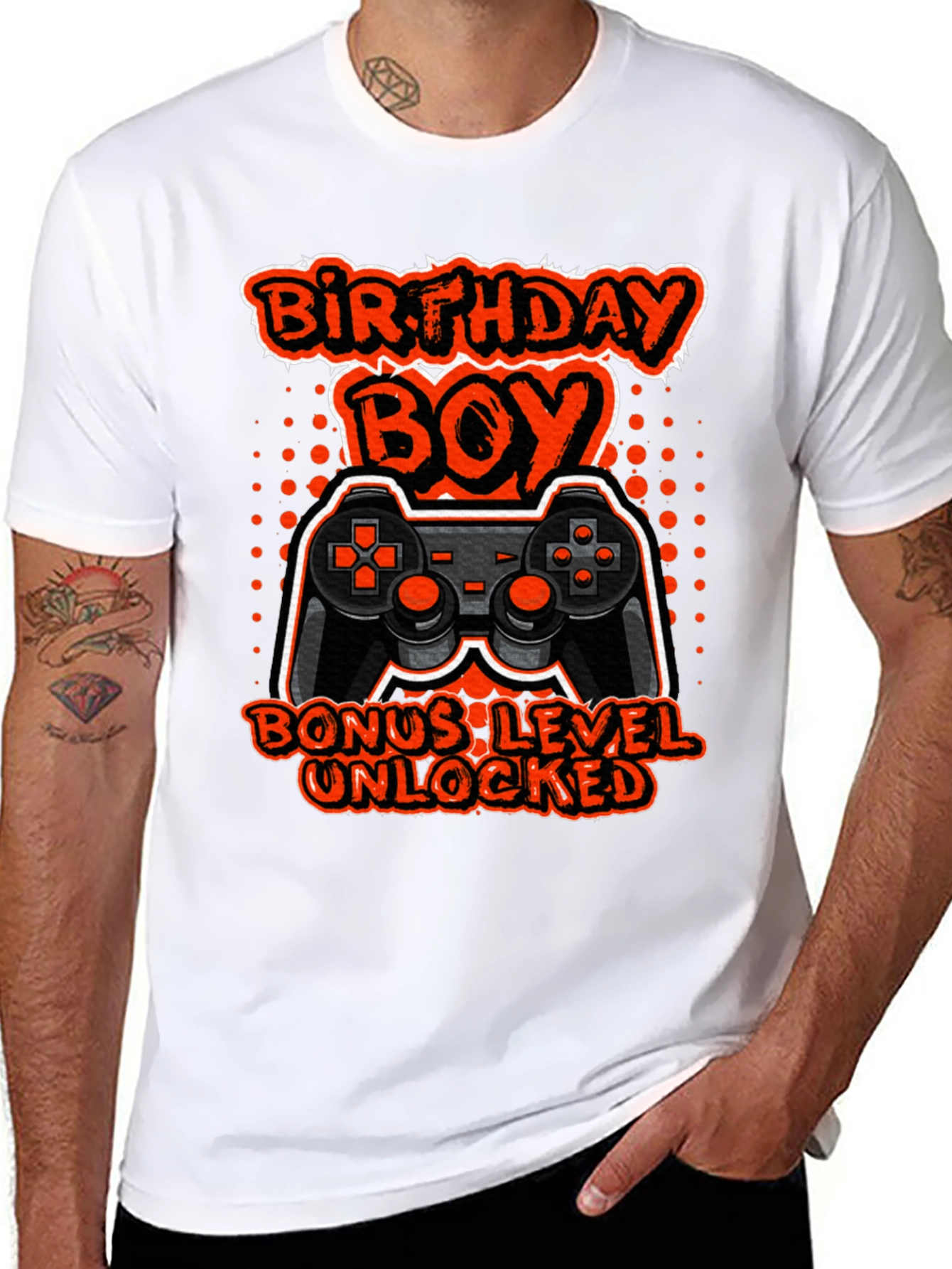 Birthday Boy Bonus Level Unlocked Gamer T-Shirt