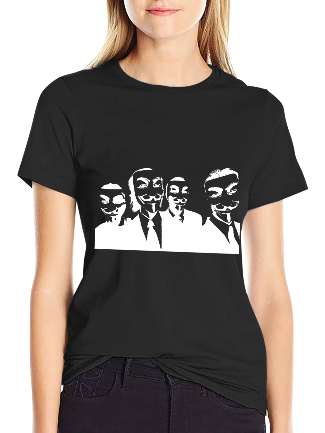 Anonymous Group Black T-Shirt