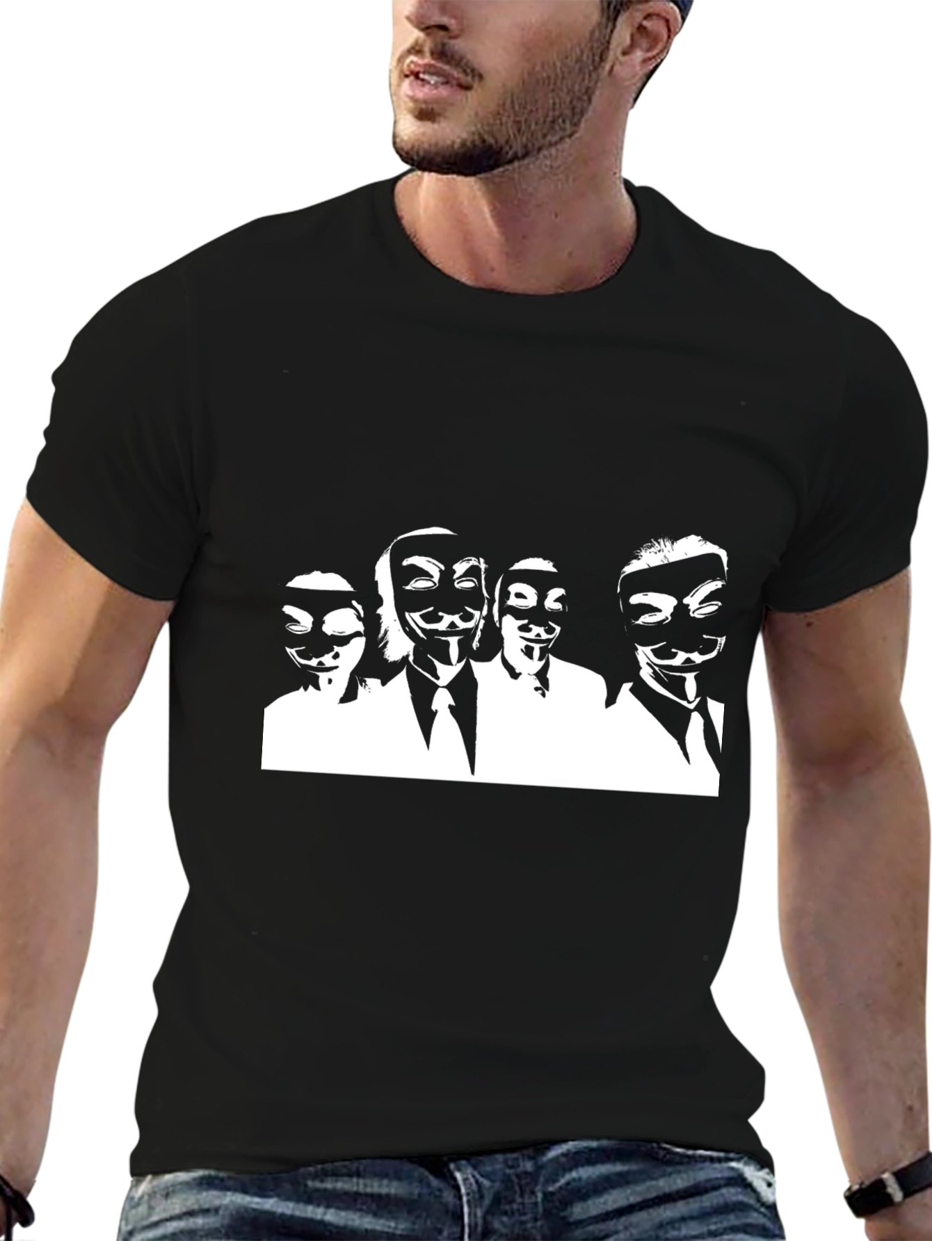 Anonymous Group Black T-Shirt