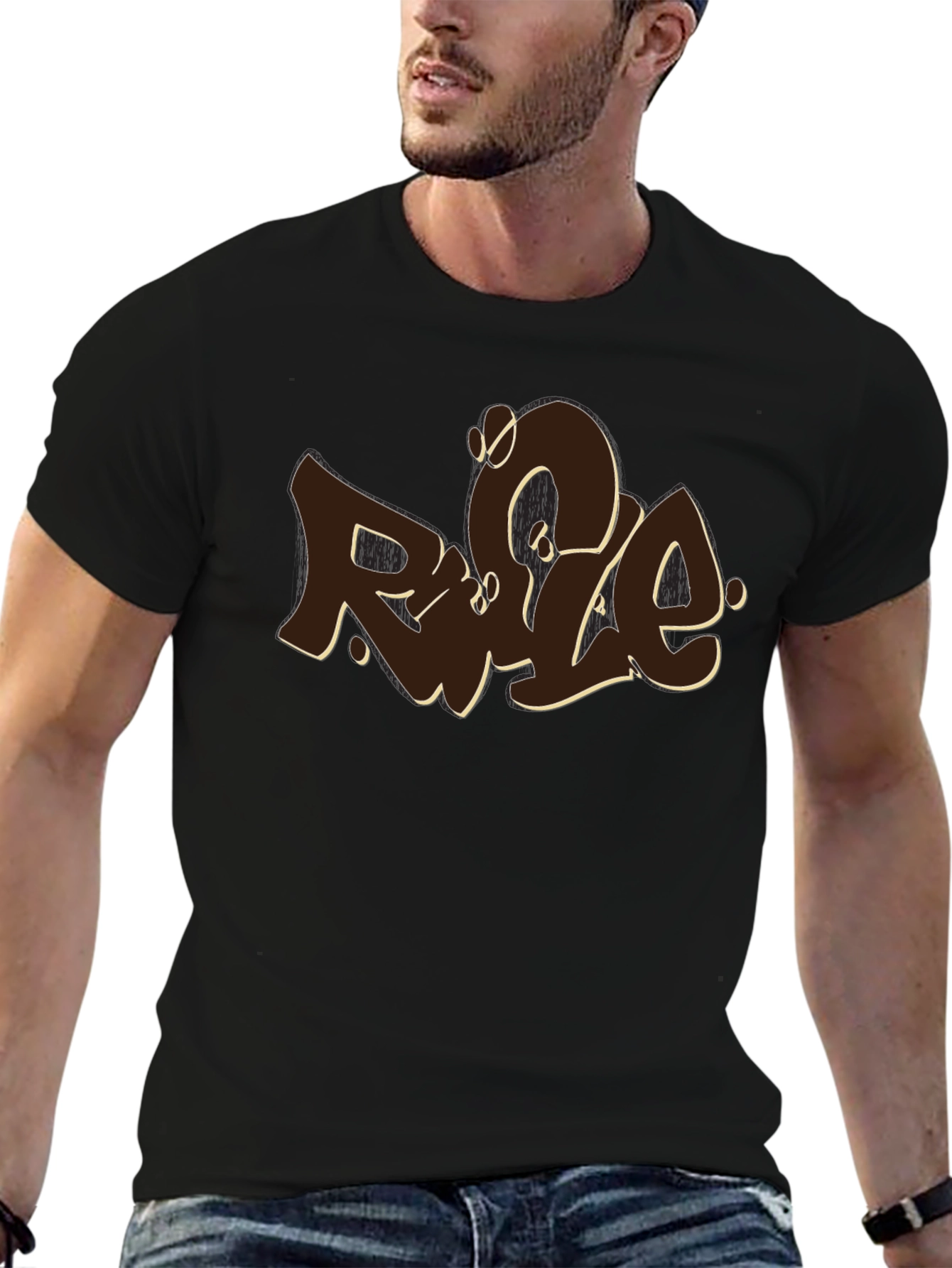 Urban Graphic Tee - Rule Graffiti Style