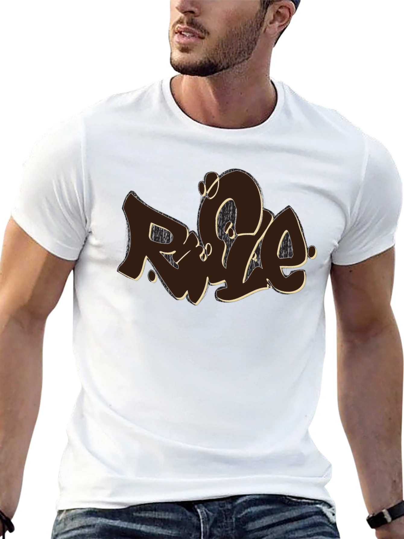 Urban Graphic Tee - Rule Graffiti Style