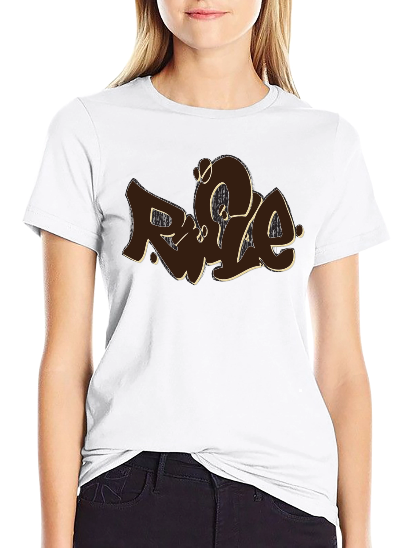 Urban Graphic Tee - Rule Graffiti Style