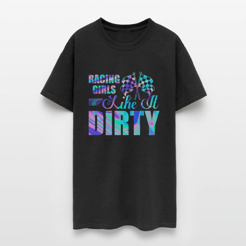 Racing Girls Like It Dirty Drag Racer Muscle Car