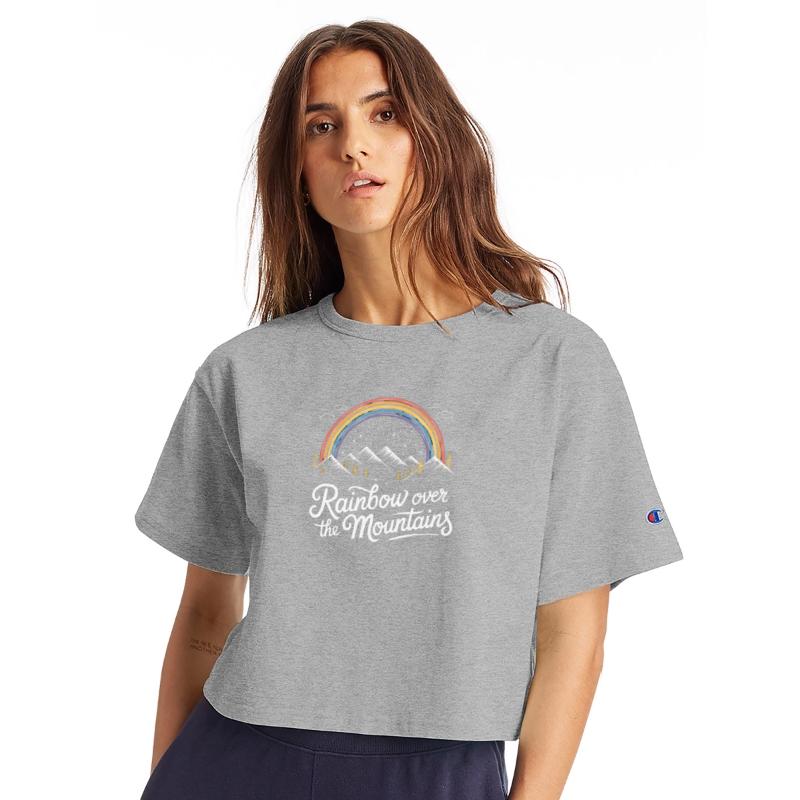 Rainbow Over the Mountains - Nature-Inspired Grap