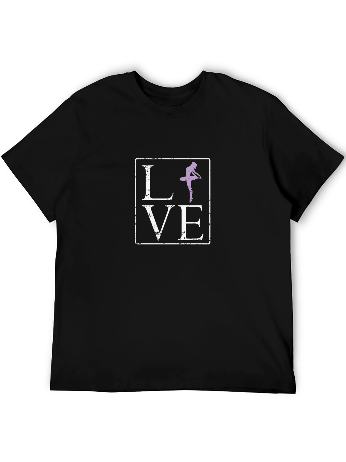Ballet Love Graphic Tee - Black