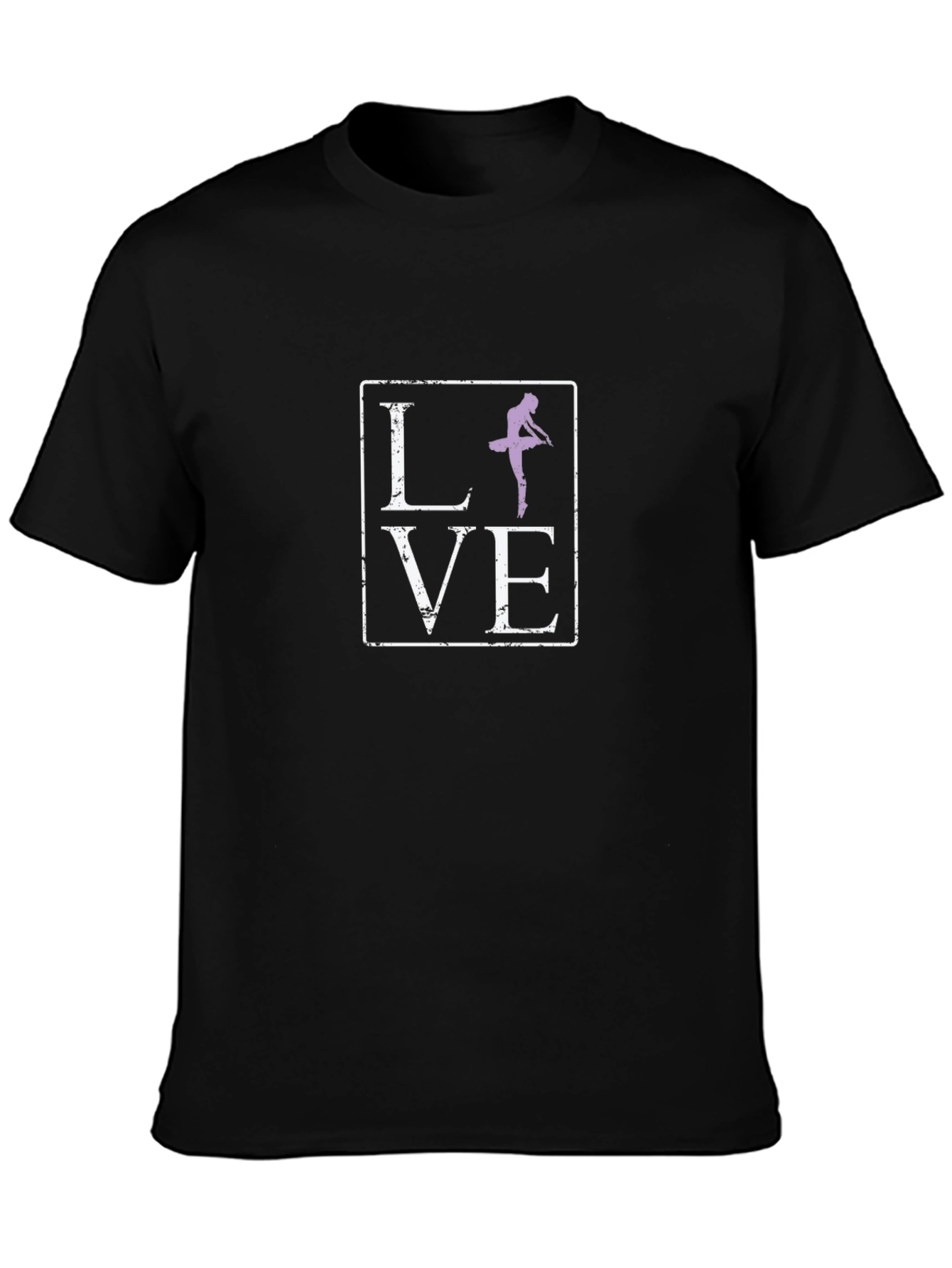 Ballet Love Graphic Tee - Black