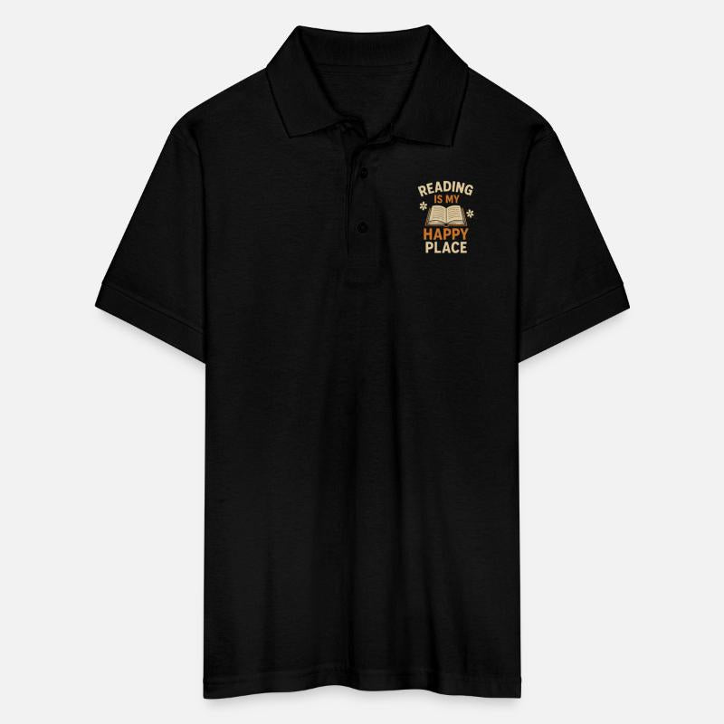 Reading Is My Happy Place – Funny Bookworm Quote