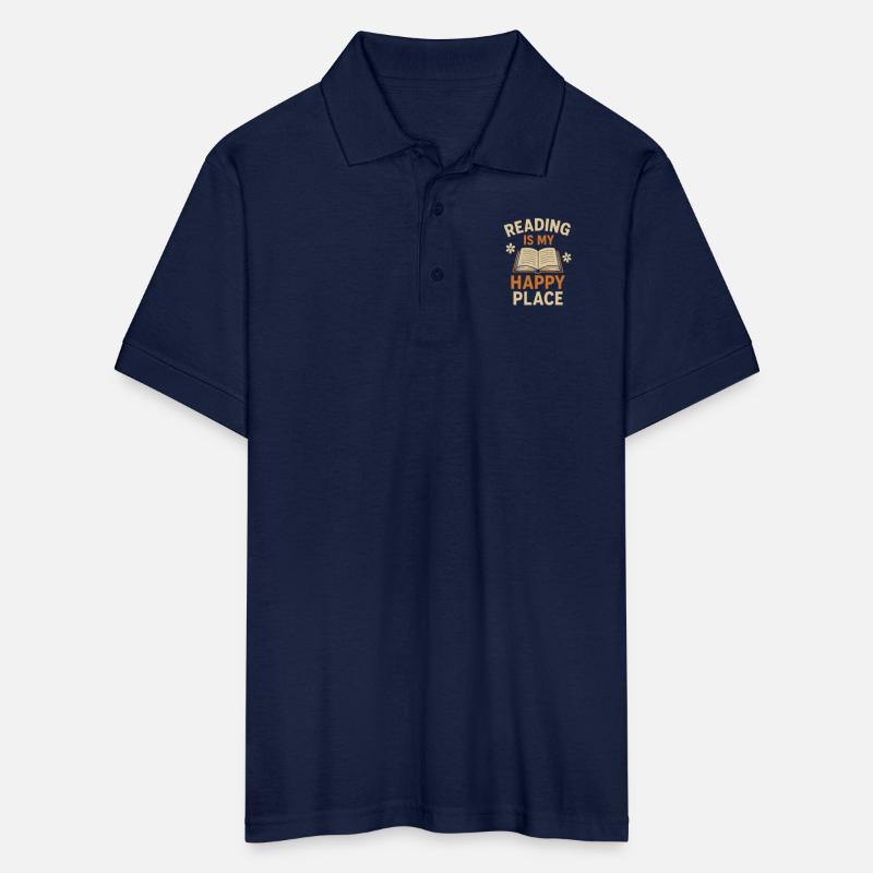 Reading Is My Happy Place – Funny Bookworm Quote