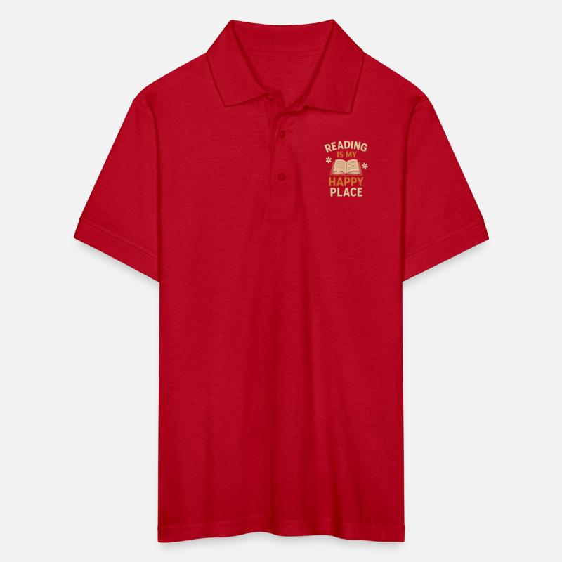 Reading Is My Happy Place – Funny Bookworm Quote