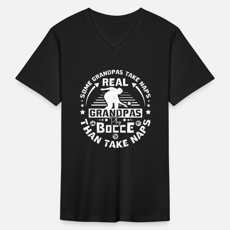 Real grandpas play Bocce ball