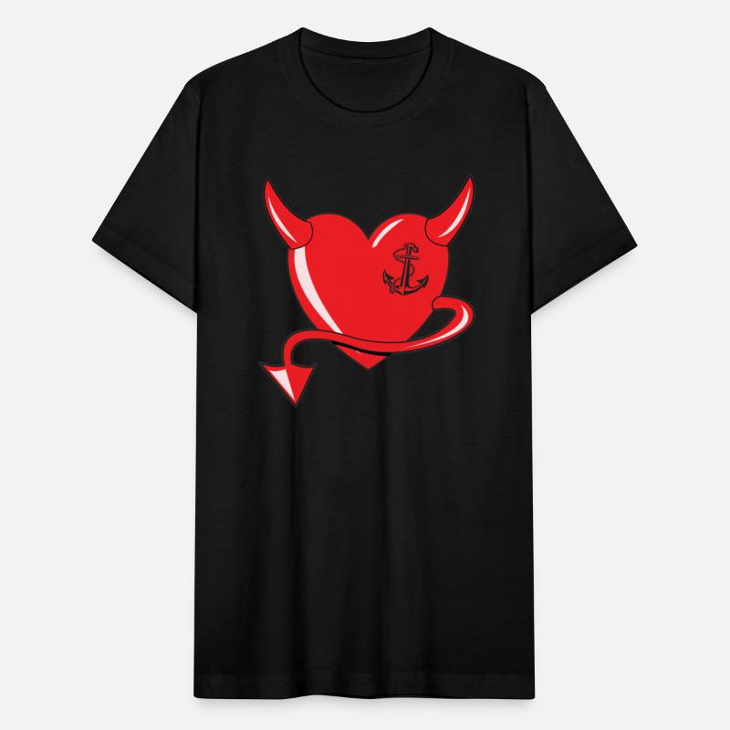 Red Heart - Devil Heart - Anchor - Gift
