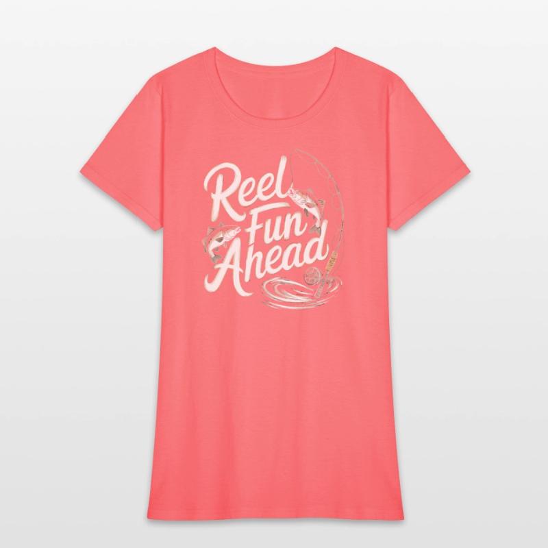 Reel Fun Ahead Kayaking Fishing Design