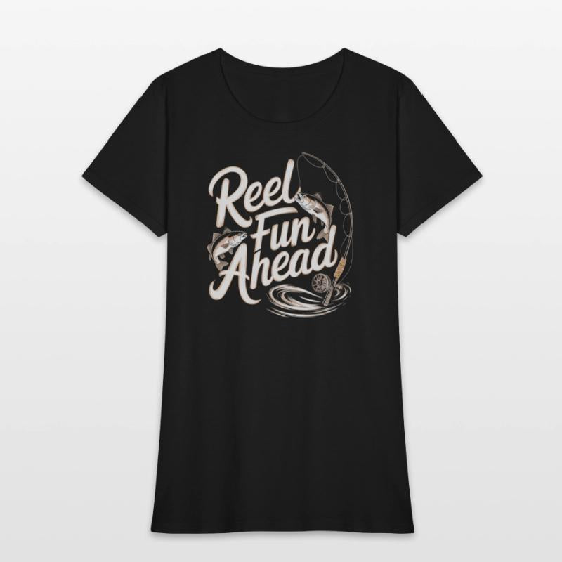 Reel Fun Ahead Kayaking Fishing Design