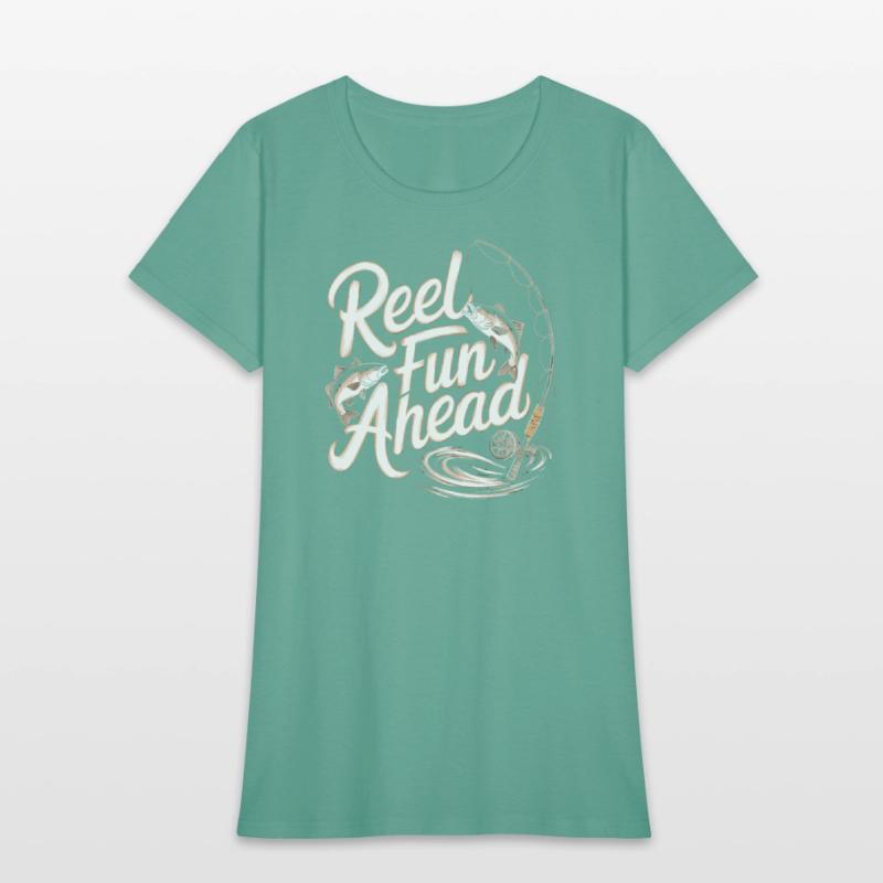 Reel Fun Ahead Kayaking Fishing Design