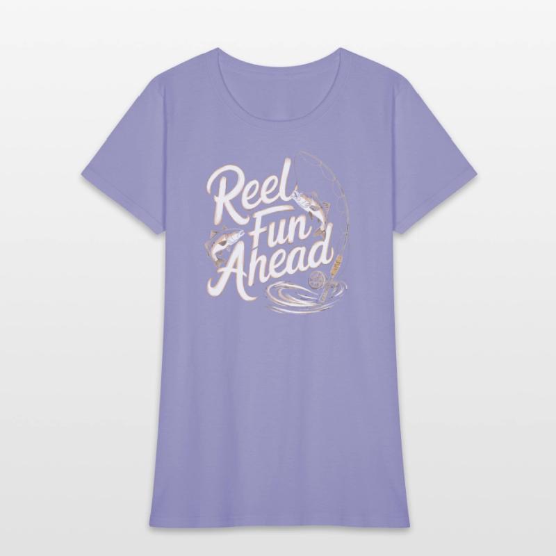 Reel Fun Ahead Kayaking Fishing Design