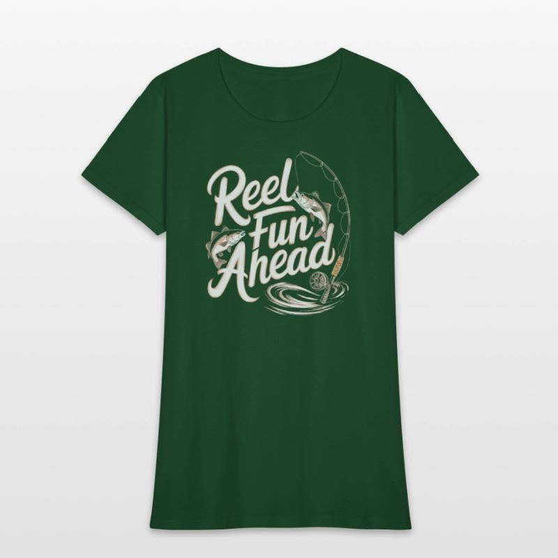 Reel Fun Ahead Kayaking Fishing Design