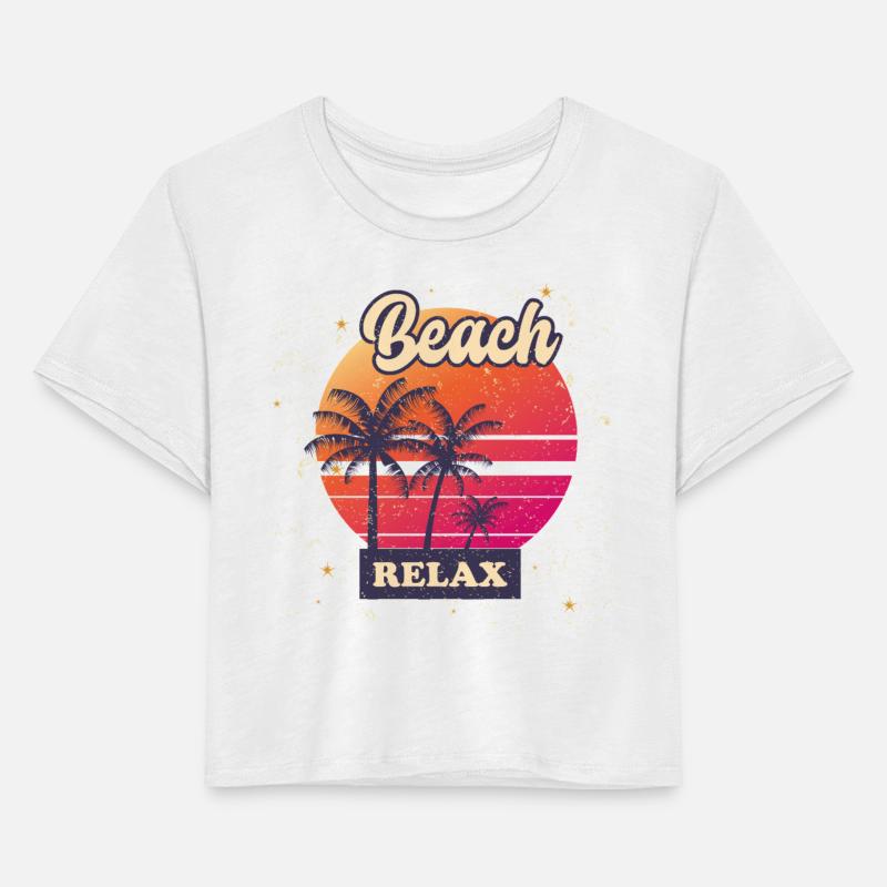 Relax at the Beach! Summer Retro Tropical Vintage