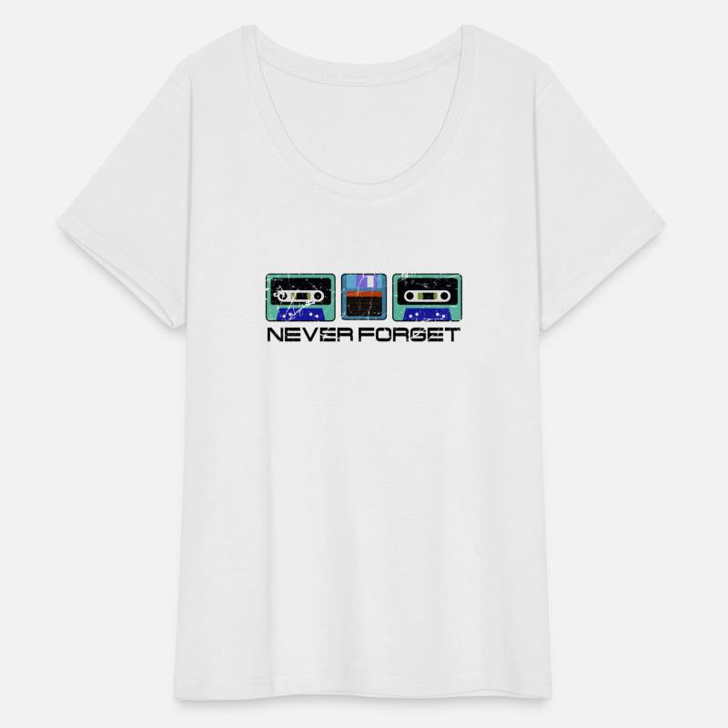 Retro Distressed Never forget 90s gift