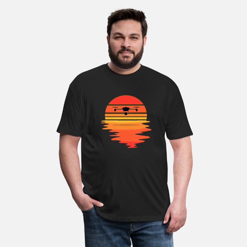 Retro Drone Pilot - Vintage Sunset Aviator Flyings