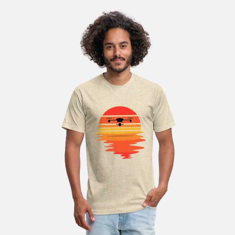 Retro Drone Pilot - Vintage Sunset Aviator Flyings