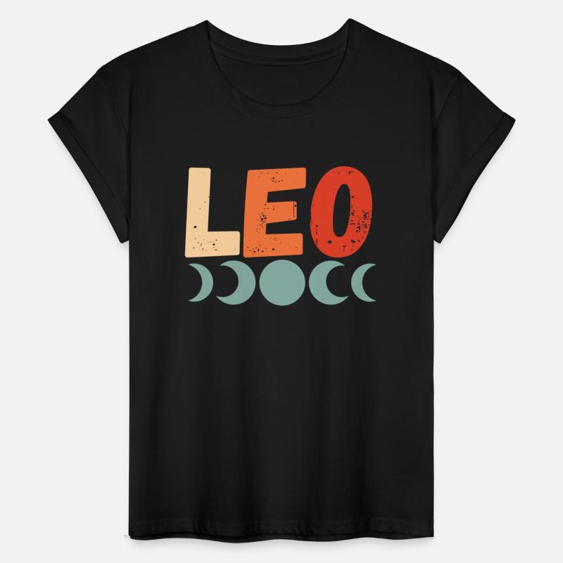 Retro Leo zodiac sign