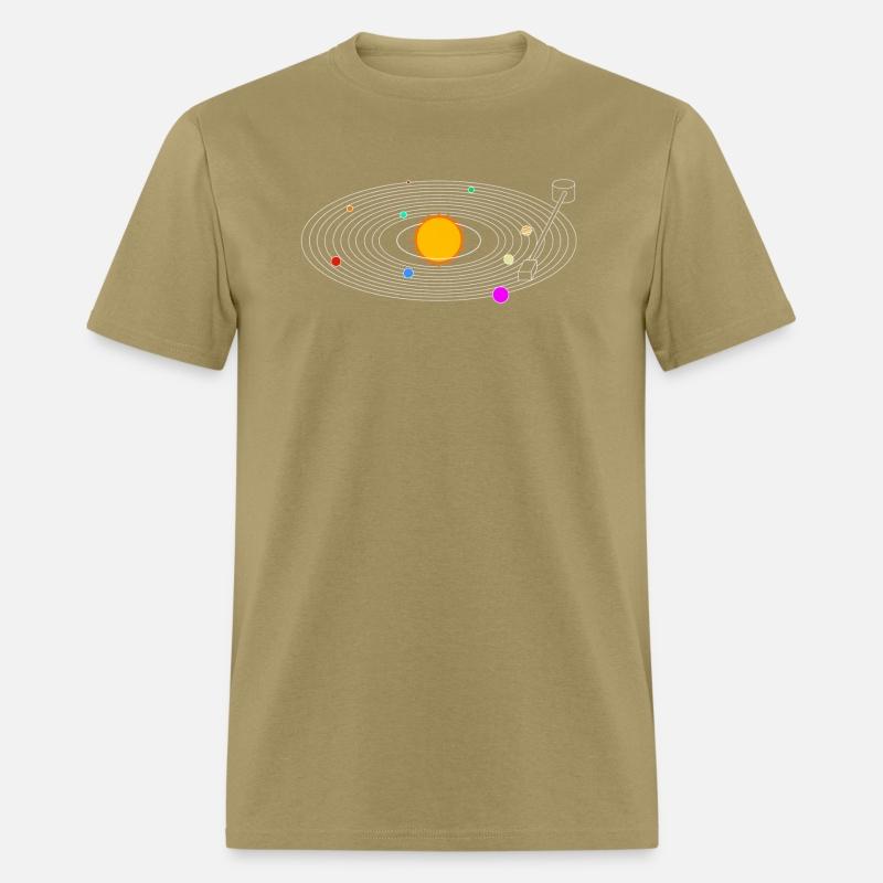 Retro Vinyl Record Solar System Space