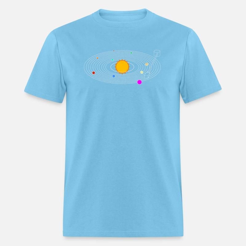 Retro Vinyl Record Solar System Space