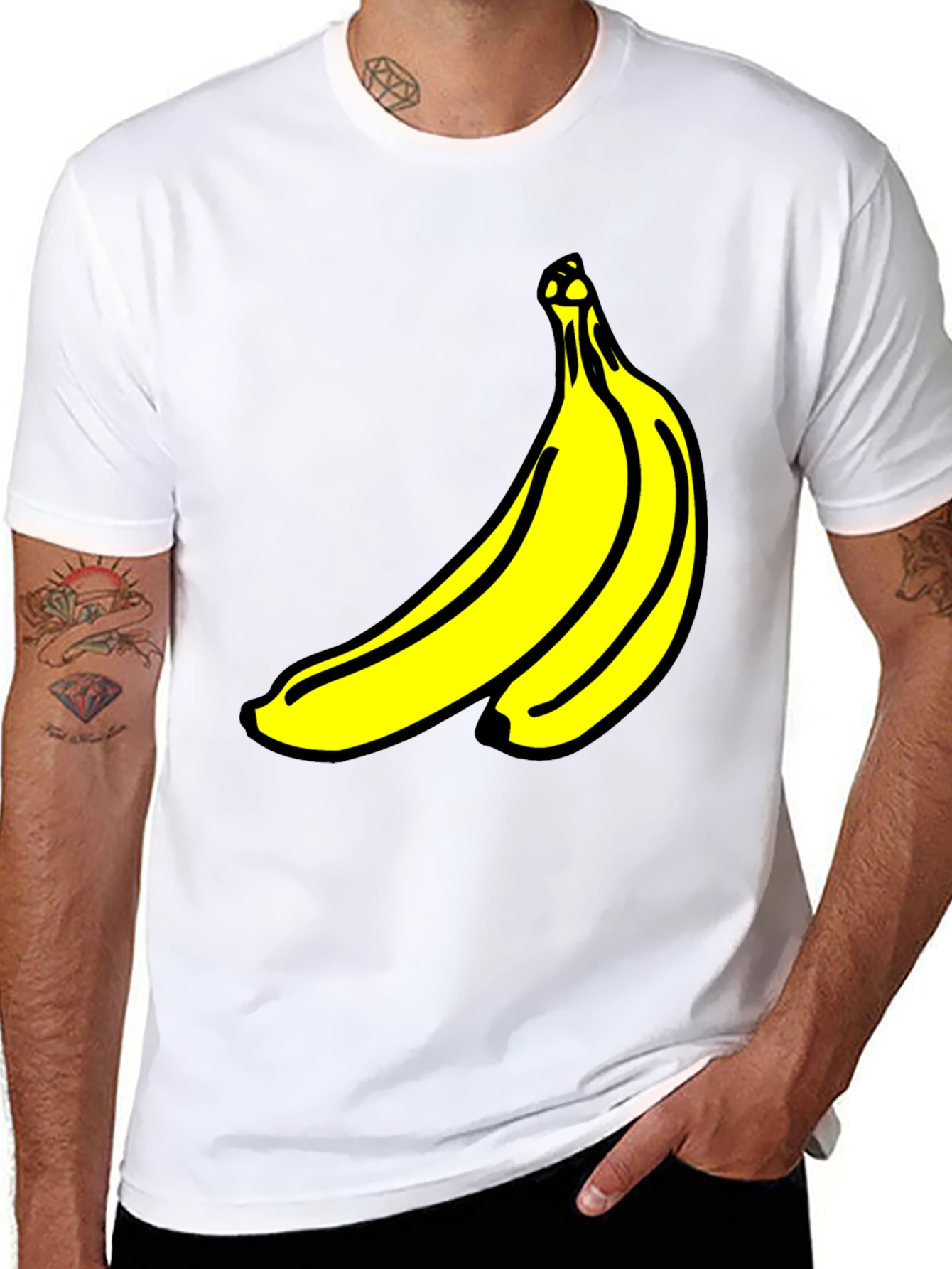 Banana Graphic Tee - Funny Fruit T-Shirt