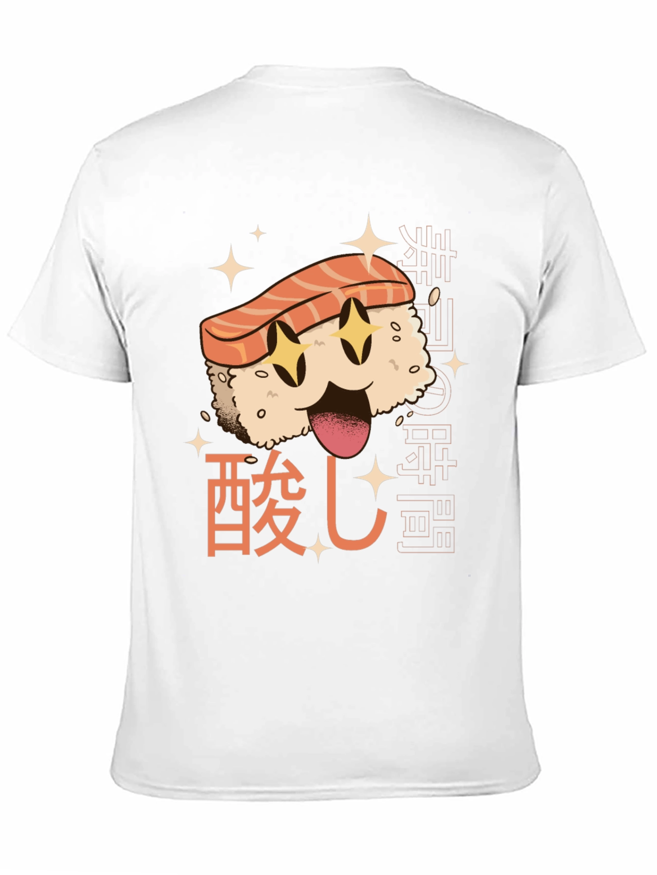 Sushi Cartoon Graphic T-Shirt