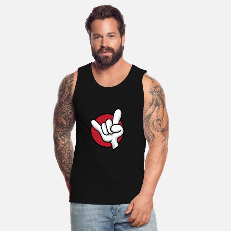 Rock On Heavy Metal Hard Rock Hand Sign Cartoon